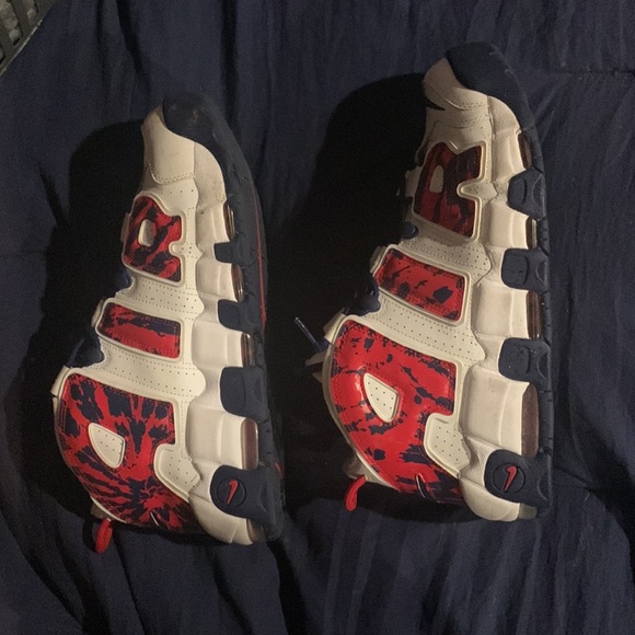 Nike Uptempo Red white and blue - Picture 4 of 5